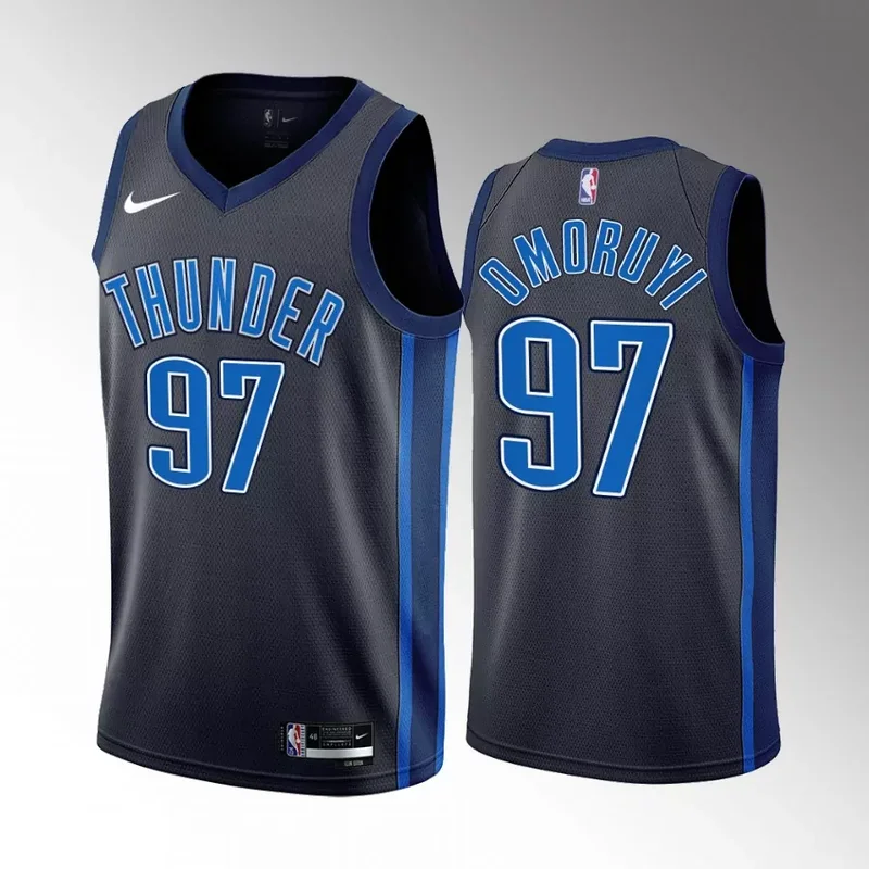 Oklahoma City Thunder#2 shai gilgeous alexander black city edition 2022 23 jersey Basketball jersey - Image 3